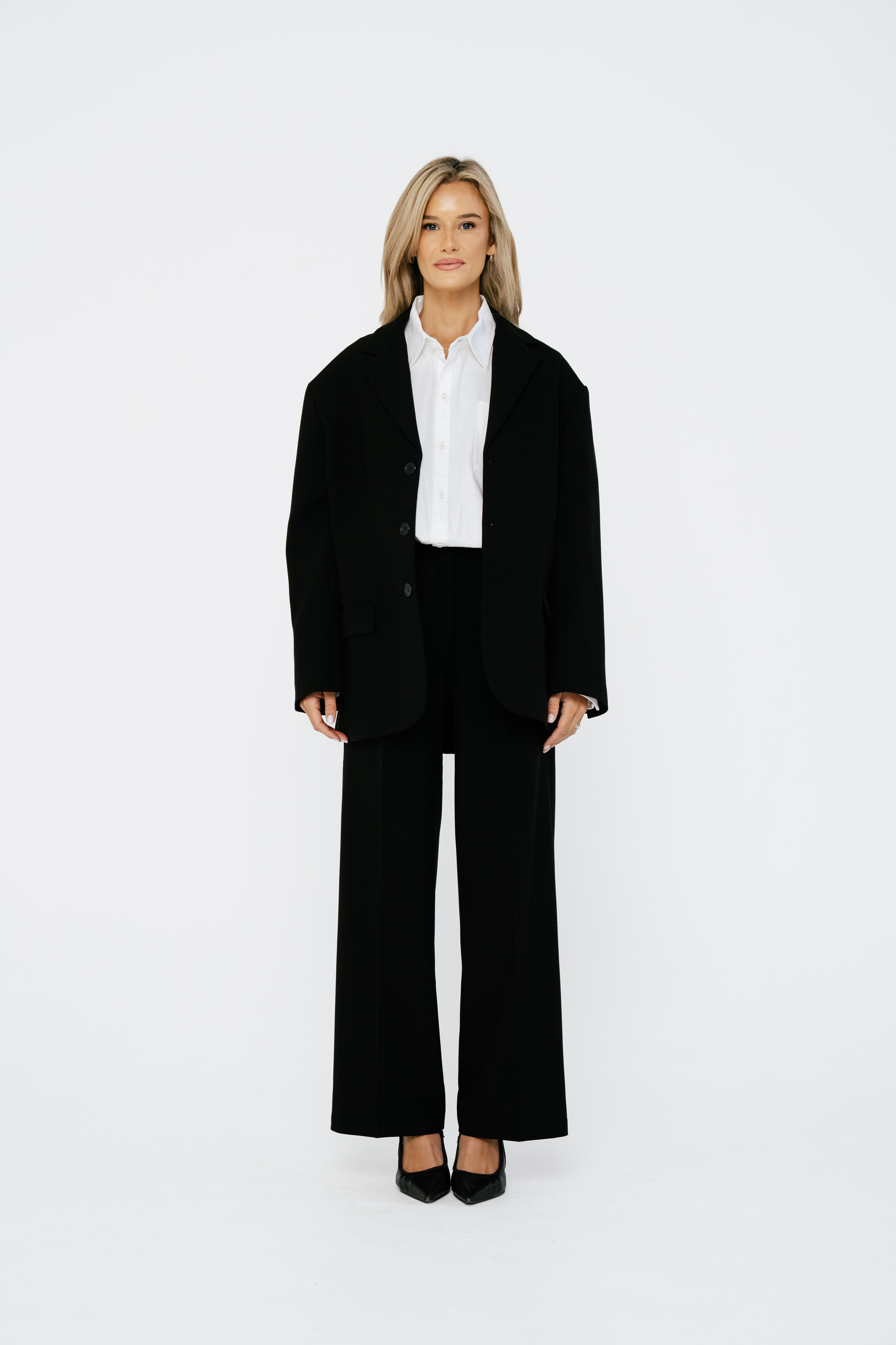 Everyday Black Womens Blazer