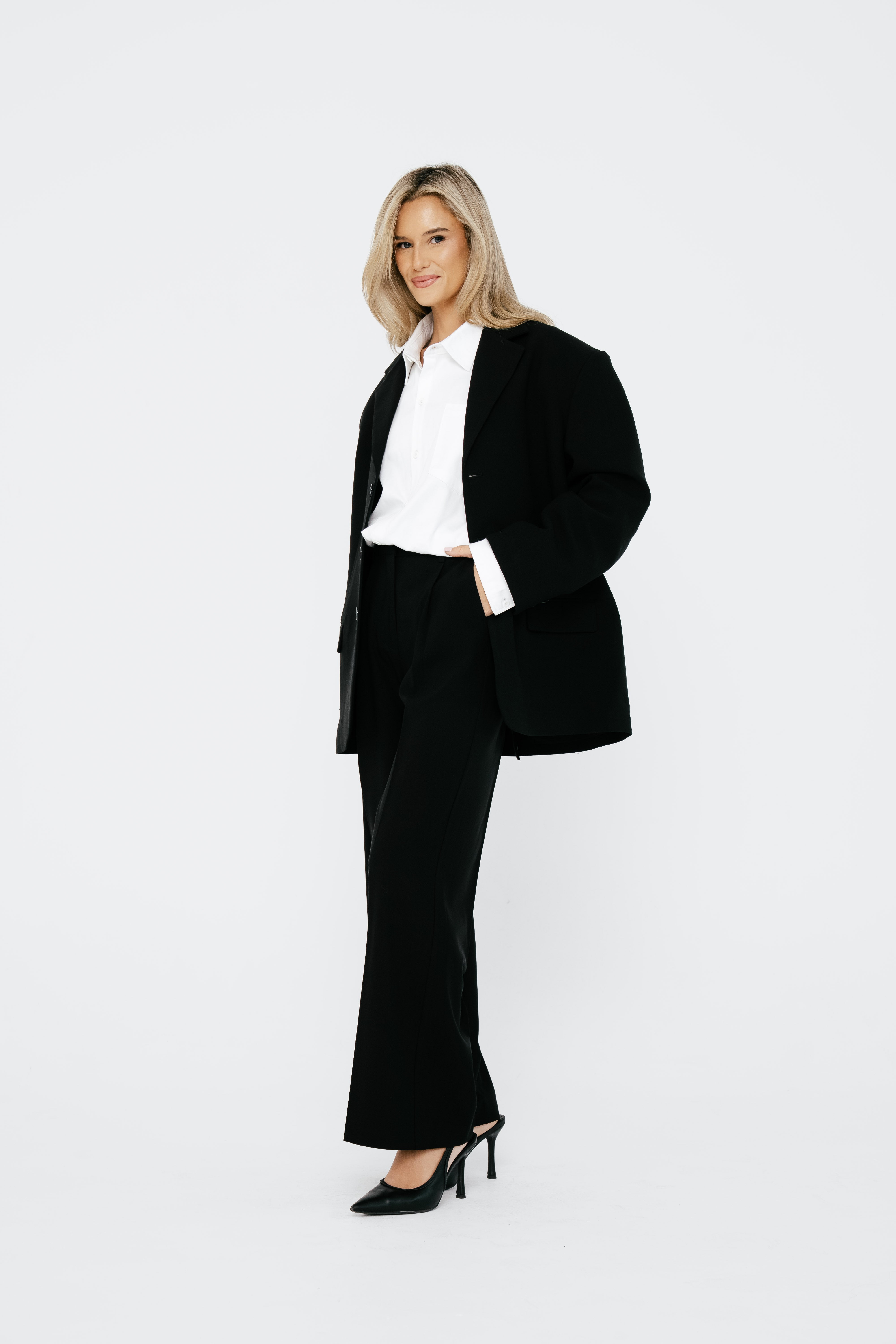 Everyday Black Womens Blazer