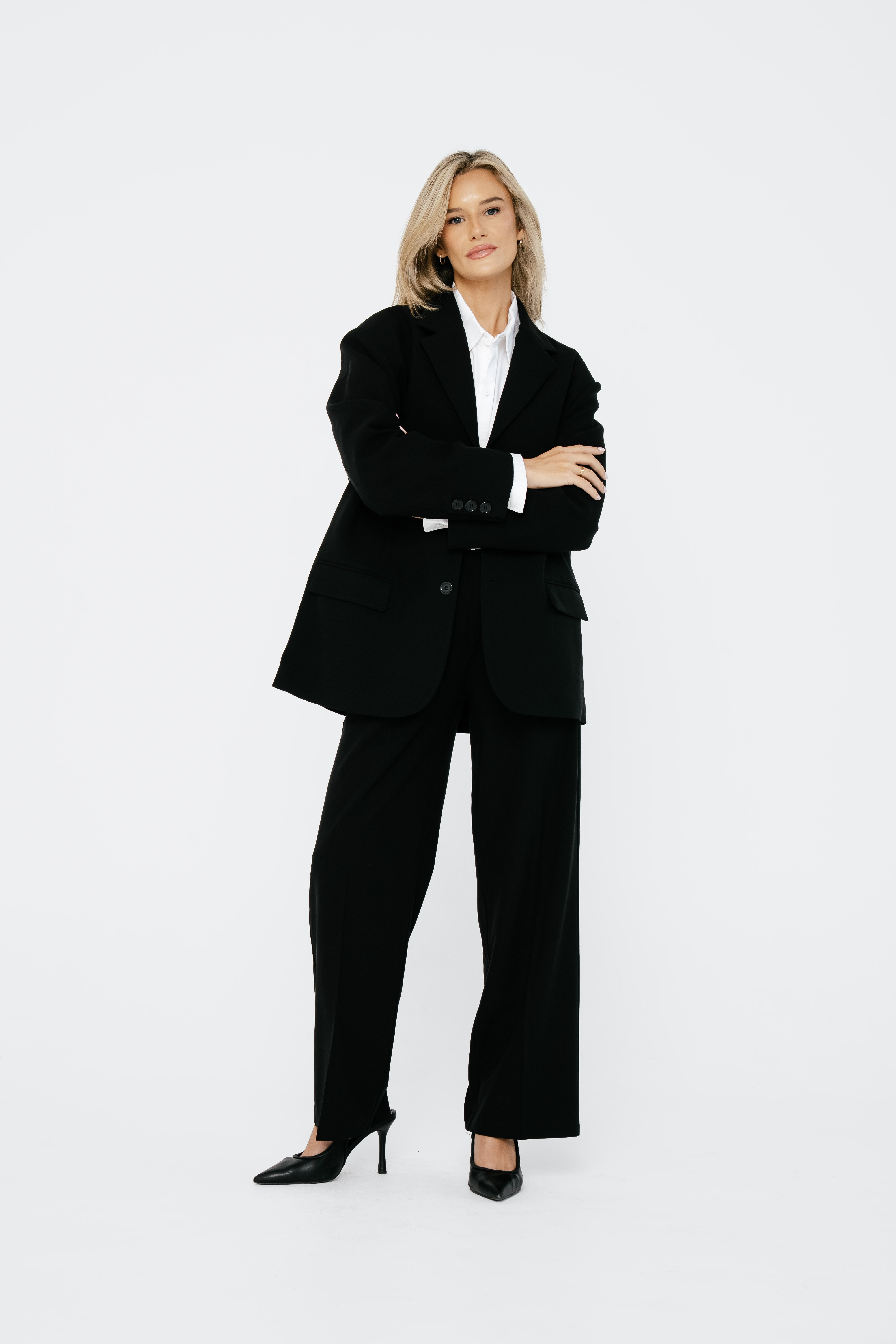 Everyday Black Womens Blazer