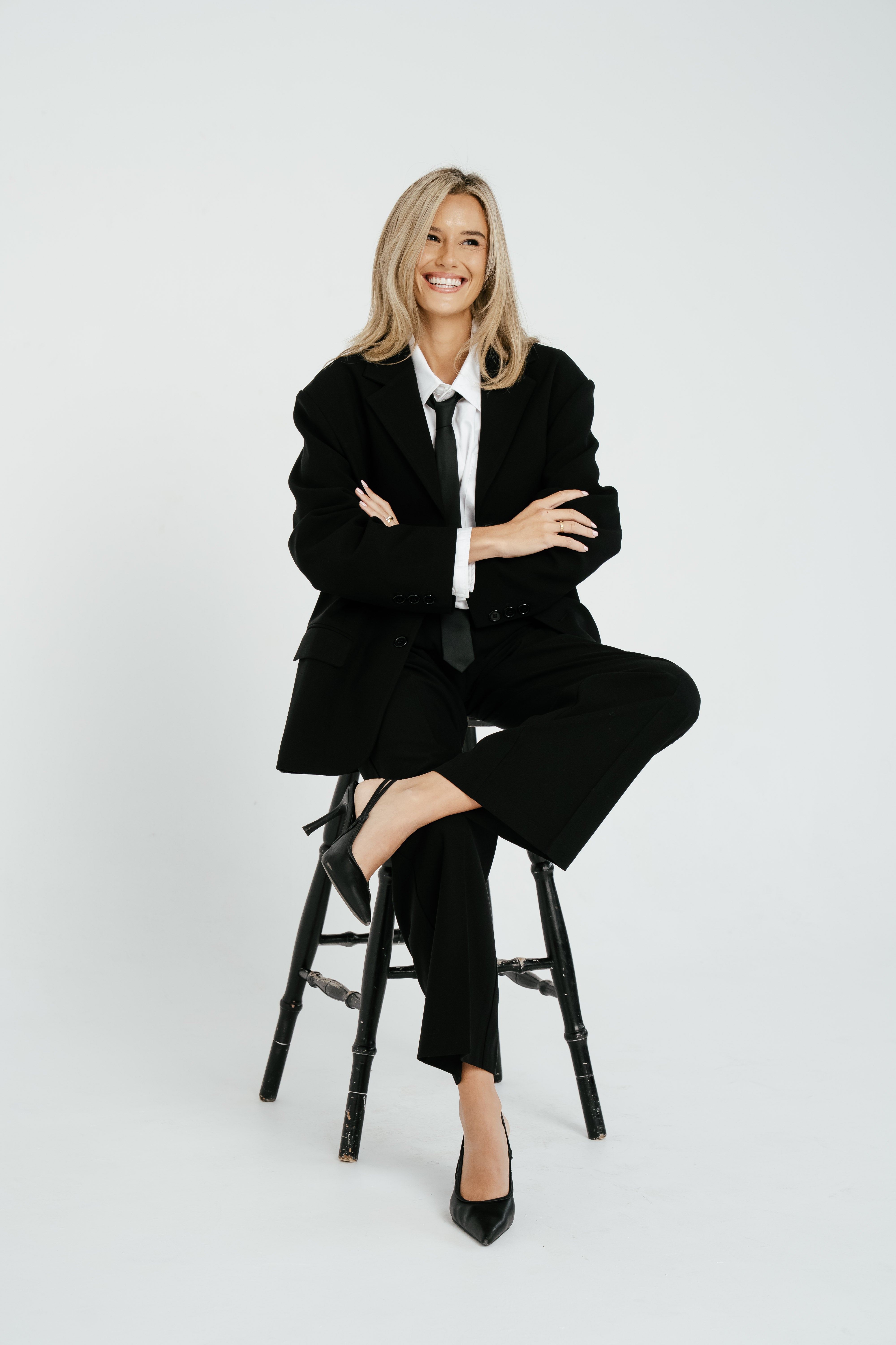 Everyday Black Womens Blazer